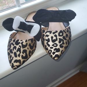 Brand new Torrid glitter leopard slides! Size 13